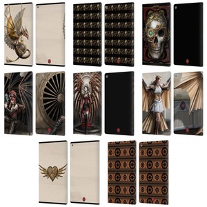 OFFICIAL ANNE STOKES STEAMPUNK LEATHER BOOK WALLET CASE COVER FOR AMAZON FIRE