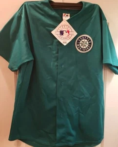 Majestic VINTAGE 1990'S SEATTLE MARINERS Batting Practice Jersey Size XL NWT! - Picture 1 of 6