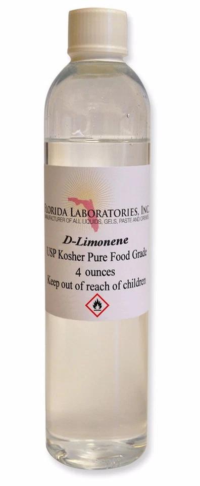 D-Limonene 100% Food Grade Citrus Solvent 4oz D-Limonene Orange Oil FREE SHIP! - Image 1 of 1