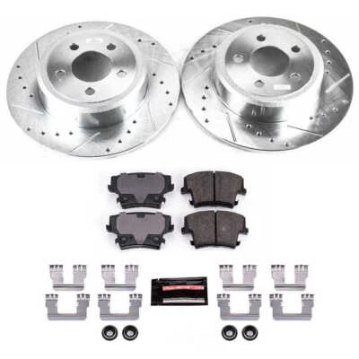 Kit de pastillas de freno de disco y rotor para Dodge Charger Challenger Magnum POW 2005-2019 Foto 1 de 4