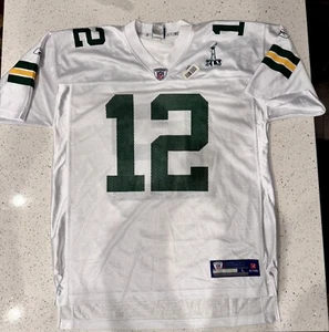 Aaron Rodgers #12 Green Bay Packers Jersey Super Bowl XLV Size L - New - Picture 1 of 4