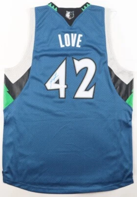 Kevin Love Signed Minnesota Timber Wolves Jersey (JSA COA) 2016 NBA Champion P.F - Image 1 of 4