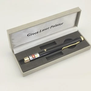 593nm Fixed Focus Yellow Laser Pointer Visible Beam Laser Pen w/ Gife Box - Picture 1 of 5