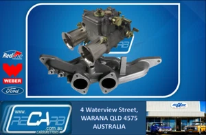 Single 45 DCOE GENUINE WEBER Carburetor Kit suit Ford Cortina Escort 2L Pinto - Picture 1 of 7