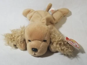 Ty Beanie Babies Spunky the Cocker Spaniel cachorro, 1997, como nuevo con etiqueta - Imagen 1 de 12