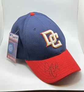 New Era Washington Nationals DC Authentic L/XL Mütze handsigniert Jamey Carroll Hat - Bild 1 von 11