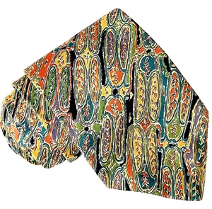 Tango Max Raab Vtg Tie Abstract Leaf Art Paint Floral Bug Hippie Retro 1960s USA - Picture 1 of 10