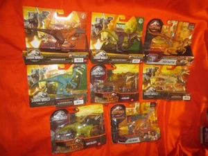 LOT 8x Jurassic World Dinosaurs carded, HERRERASAURUS, ELAPHROSAURUS + more - Picture 1 of 24