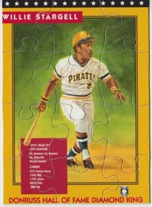 Rompecabezas Willie Stargell, 1991 Donruss Super Diamond Kings 5x7, Pittsburgh Pirates - Imagen 1 de 1