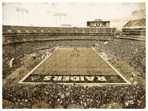Oakland Raiders Poster Print Sketch Wall Art Man Cave Decor 12x16" - Picture 1 of 1