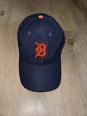 Detroit Tigers Authentic Collection New Era MLB Hat Blue Fitted Cap Medium Large - Image 1 of 4