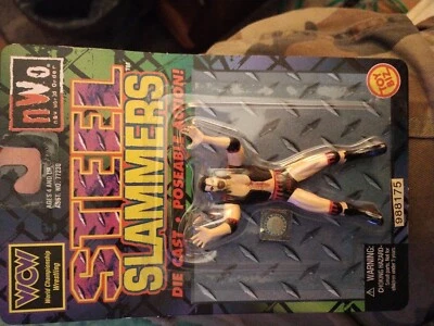 1999 Toy Biz WCW Wrestling Steel Slammers Figure - Scott Hal Never Been Opened  - Image 1 of 2