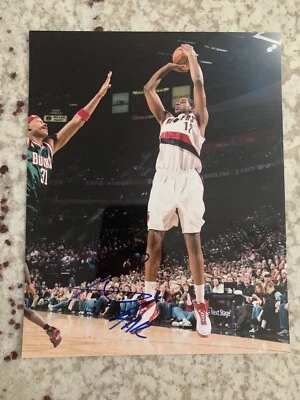 FOTO firmada por LaMarcus Aldridge 8X10 Portland Trail Blazers Foto 1 de 2