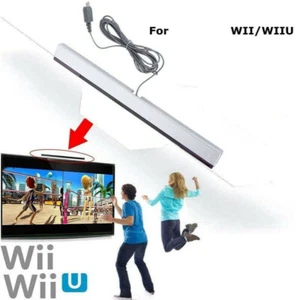 Wired Remote Motion Sensor Bar IR Infrared Ray Inductor for Wii / Wii U - Picture 1 of 8
