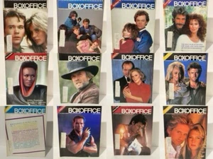 1985 BOX OFFICE Movie Film Magazine Complete Year! (12 Issues) RARE ROCKY BALBOA - Imagen 1 de 24
