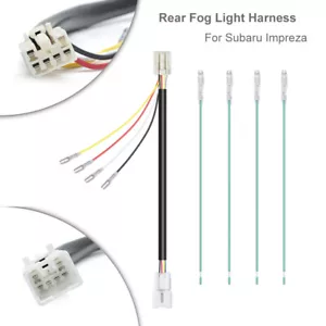 For 08-14 Subaru Impreza WRX STI 4D Rear Fog 4th Brake Reverse Lamp Wire Harness - Bild 1 von 9