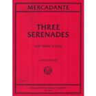 Mercadante Three Serenades For Three Flutes Music Book Internationalnew On Sale