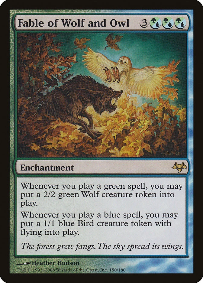 MTG Fable of Wolf and Owl  - Eventide #150 - Image 1 of 1