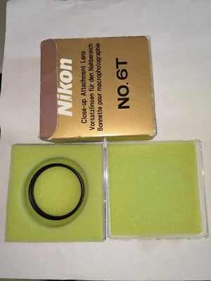 Bonnette macro Close-up NIKON N°6 T en 62 mm Rare !  - Photo 1/2