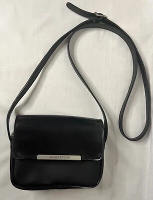 Cartera bandolera Esprit vintage pequeña azul marino negra para mujer Foto 1 de 4