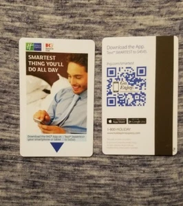 Holiday Inn Express Hotel Key Card, IHG Rewards Club, contains 1, Down Swipe - Picture 1 of 1