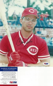 Cincinnati Reds Chris Sabo autographed 8x10 photo PSA DNA Certified - Picture 1 of 1