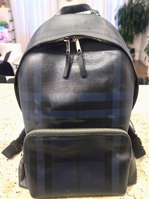 Mochila Burberry London - Lona y Cuero - Auténtico Bolso de Diseñador | Excelente Foto 1 de 4