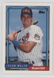1992 Topps Traded Jason Moler #75T Rookie RC