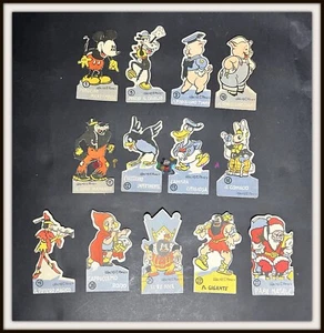 ⭐️ 13 Figurine Sagomate Disney Topolino Elah Saiwa - 1935 - DISNEYANA.IT ⭐ - Foto 1 di 6