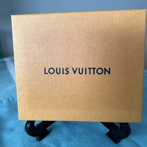 Louis Vuitton Empty Box With Ribbon  gift tag And Dust Bag 5 3/4” X 5” X 1.5” - Picture 1 of 4