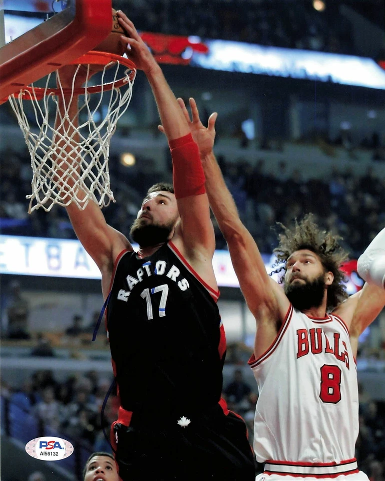 Jonas Valanciunas signed 8x10 photo PSA/DNA Toronto Raptors Autographed - Image 1 of 1