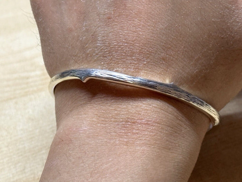 VALENTINO Bracciale uomo argento sterling 925 massiccio unico spine rosa