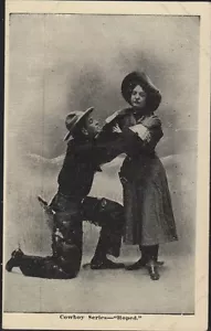 Postal vintage del Viejo Oeste de Canadá. "Cuerda" sin usar - Imagen 1 de 2