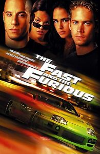 Fast and the Furious movie poster (b) - Vin Diesel, Paul Walker - 11"x17"