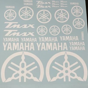 35 Adesivi Compatibili con Yamaha Tmax Stickers per T-Max Bianco 500 530 560 - Foto 1 di 2