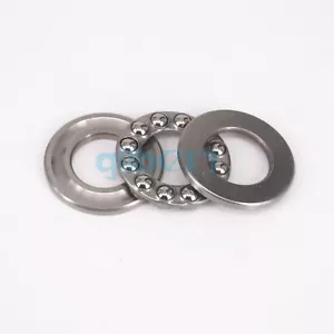 Juego de rodamientos de empuje de bolas axiales 51102 15x28x9 mm (2 carreras de acero + 1 jaula) ABEC-1 - Imagen 1 de 12
