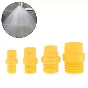 Plastic Vee Jet Flat Fan Spray Nozzle 1/8" 1/4" 3/8" 1/2" Industrial Cleaning ZC - Picture 1 of 10