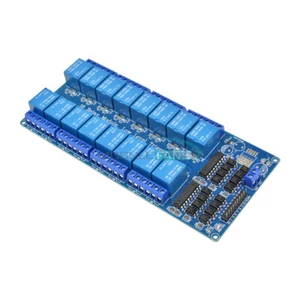 16-Channel 5V Relay Shield Module with optocoupler For Arduino - Picture 1 of 8