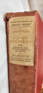 The Works of Jean Jacques Rousseau Walter J. Black HC Antique Book Heduin Ed. - Picture 1 of 19