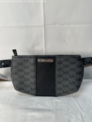 NWT Certified Authentic Gray/Black Michael Kors Fanny Pack - Image 1 of 4