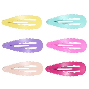  30 pezzi fermagli per capelli semplici colore caramella forcine moda clip a scatto forma di goccia capelli - Foto 1 di 12