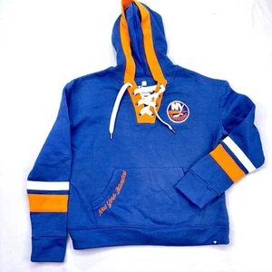 Camiseta de hockey New York Islanders Fanáticos para mujer azul manga larga talla grande - Imagen 1 de 15