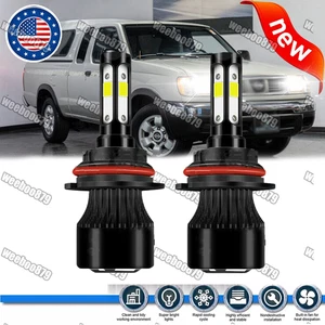 9007 HB1 LED Headlight Hi/Low Beam 6000K Bulbs Kit For Nissan Frontier 1998-2000 - Picture 1 of 11
