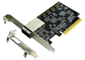PCIe x8 Gen4 with ReDriver to External Mini SAS HD 1x2, 4X AIC - Picture 1 of 8