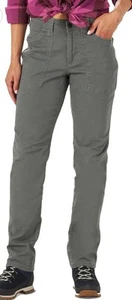 New Wrangler ATG Pants Women 16 Tall Gray Sierra Slim Fit All Terrain Gear - Picture 1 of 6