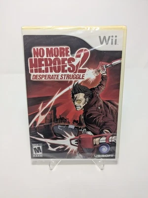 No More Heroes 2: Desperate Struggle (Nintendo Wii, 2010) Sealed & Rare - Image 1 of 3
