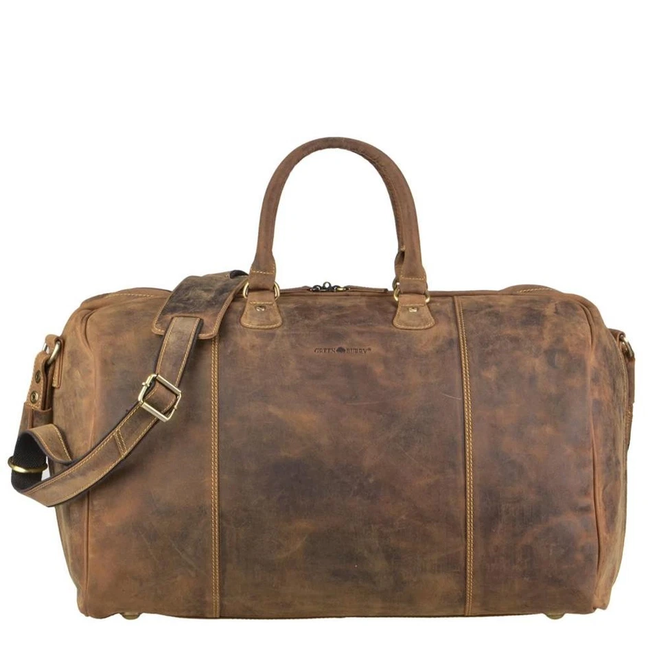 Greenburry Vintage Reisetasche Leder 42 Cm Brown 1675-25