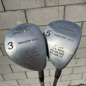 Nickent Super Concord Shallow Face 3 & 5 Fairway Woods 16°/19° Regular Flex - Picture 1 of 9