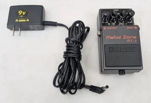 Boss MT-2 Metal Zone Distortion Guitar Effects Pedal Bass Heavy Metal Doom Death - Picture 1 of 8