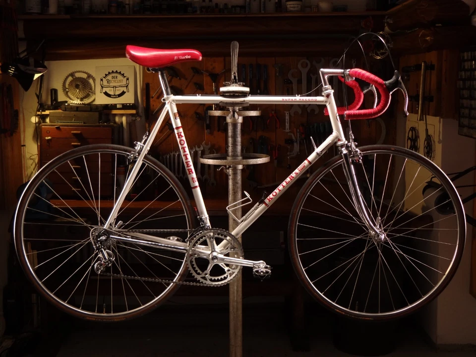 Albuch Kotter Super Record Roadbike Rennrad Campagnolo Size 61cm 1983 - Bild 1 von 4